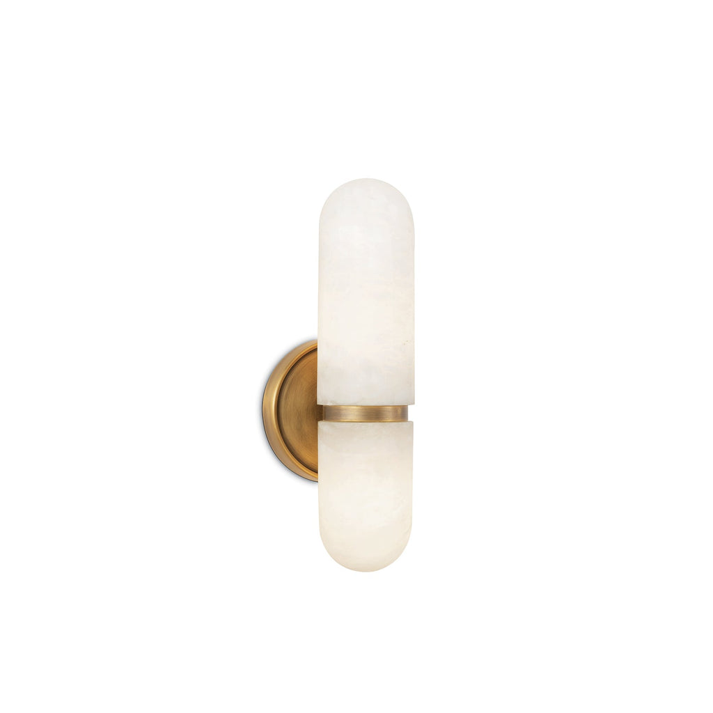 Salon Sconce - Natural Brass - Small