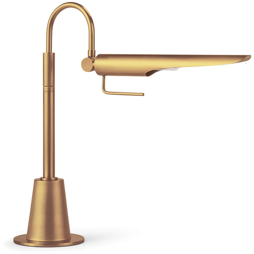 Raven Task Lamp - Natural Brass