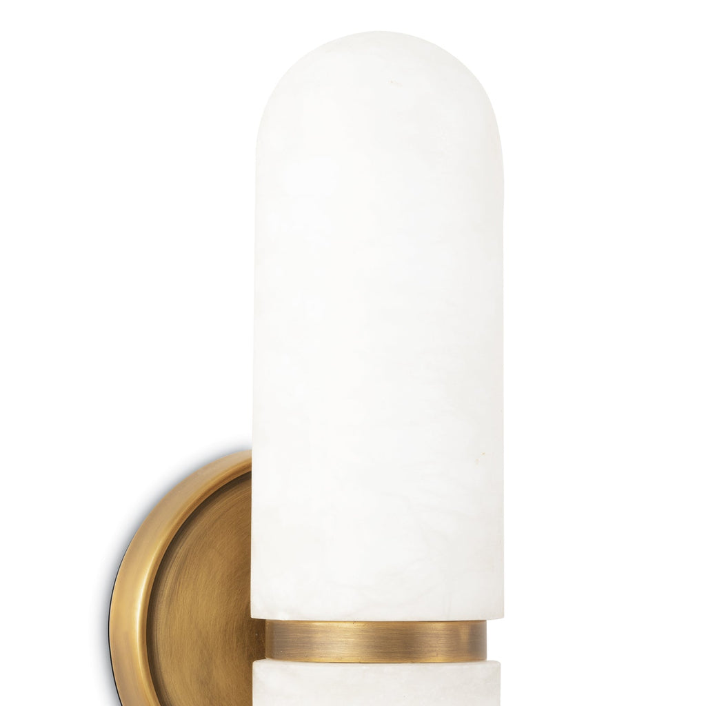 Salon Sconce - Natural Brass - Small