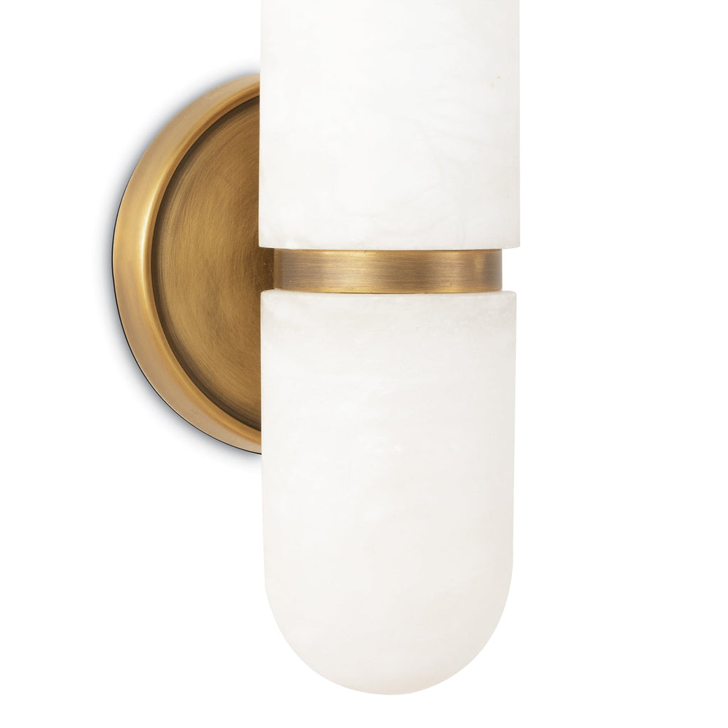 Salon Sconce - Natural Brass - Small