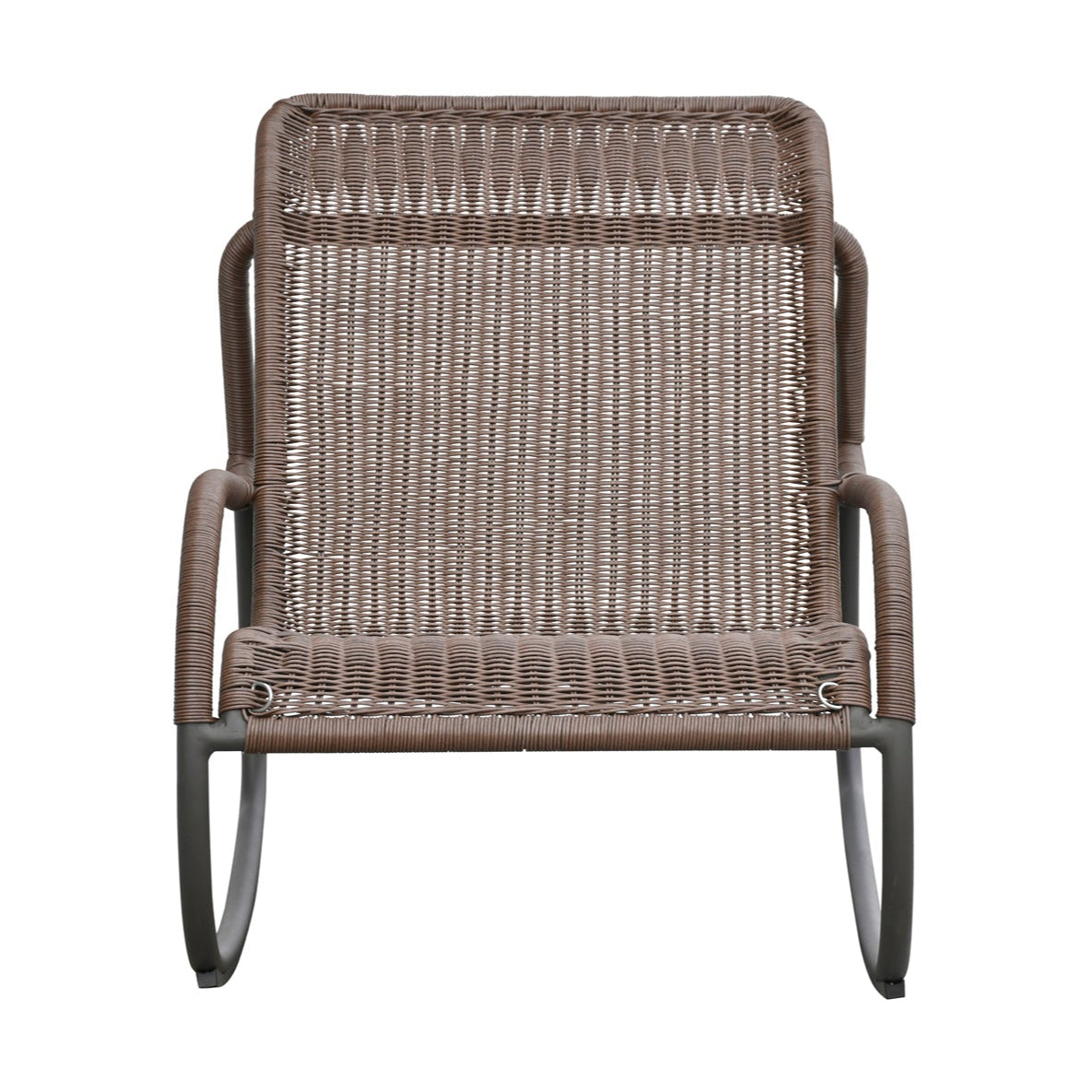 Lyra Outdoor Rocking Chair Brown