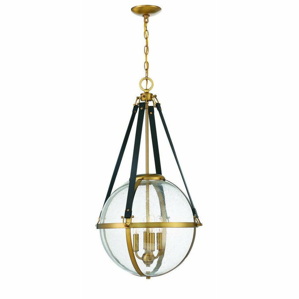 Bozeman 4-Light Pendant in Warm Brass