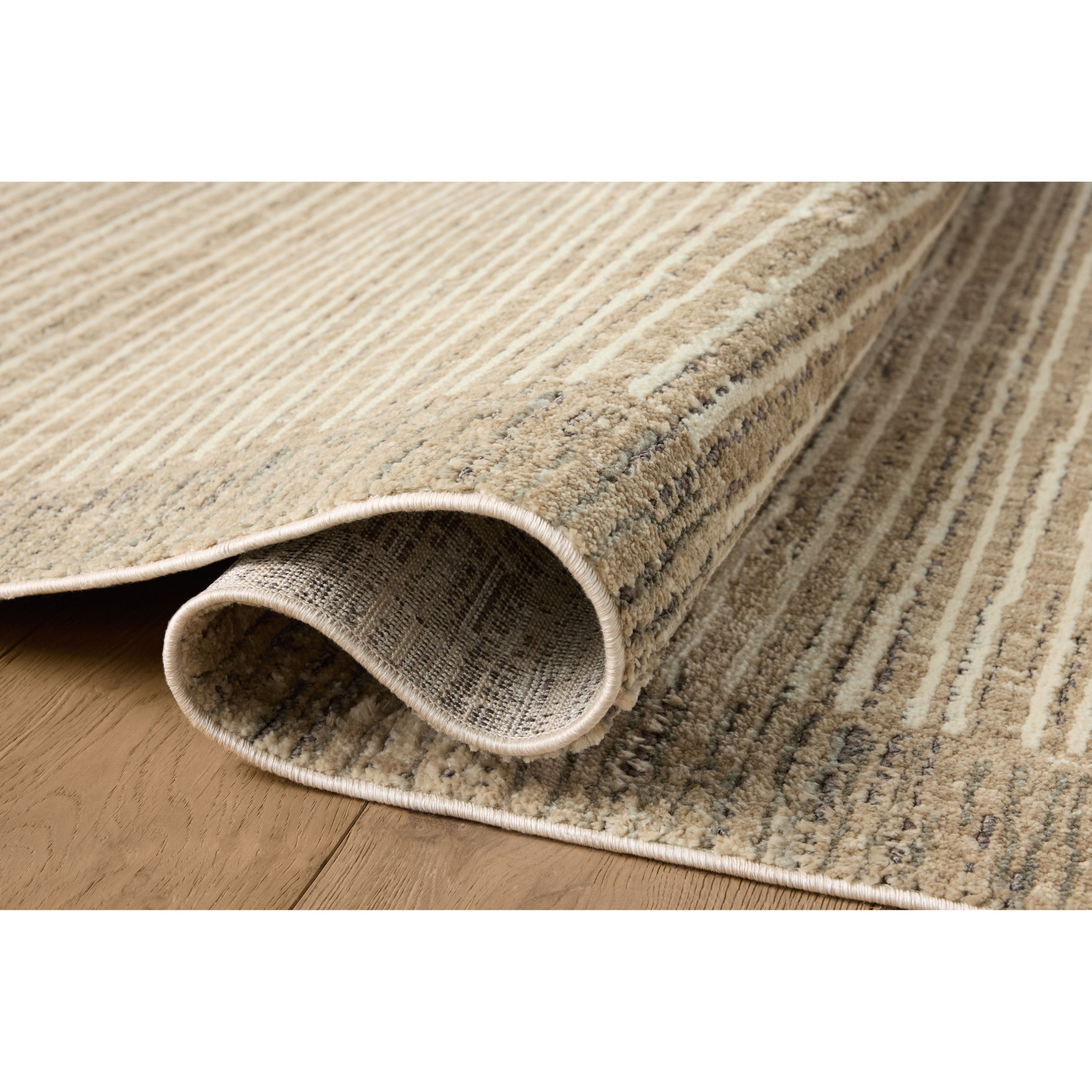 Bleecker Sand / Charcoal Rug | Jeremiah Brent x Loloi | Light