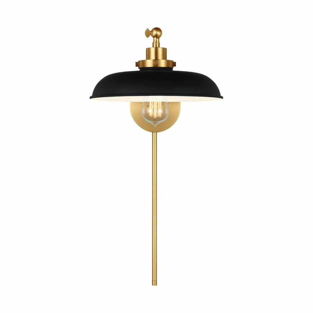 Wellfleet Single Arm Wide Task Sconce | Wall Sconce | Visual Comfort Studio - Light House Co.