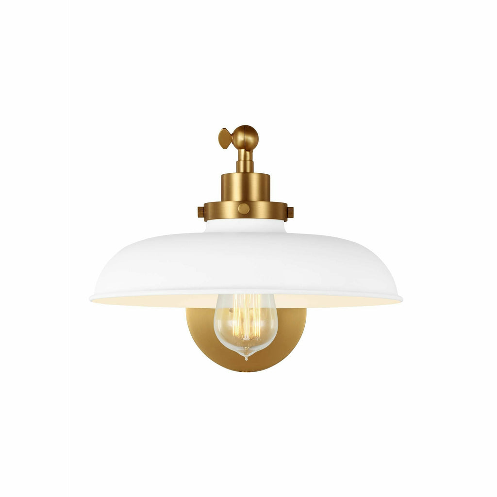 Wellfleet Single Arm Wide Task Sconce | Wall Sconce | Visual Comfort Studio - Light House Co.