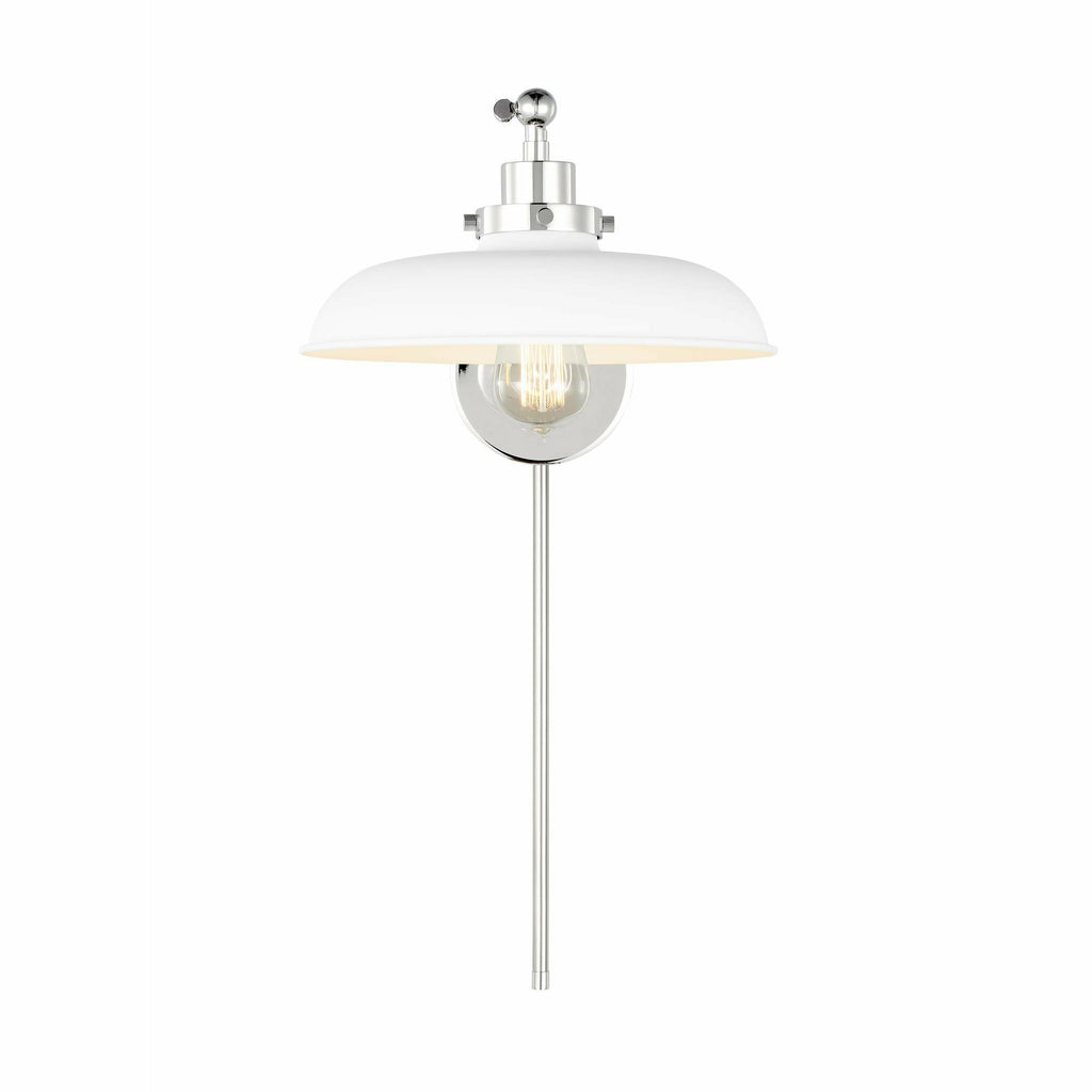 Wellfleet Single Arm Wide Task Sconce | Wall Sconce | Visual Comfort Studio - Light House Co.