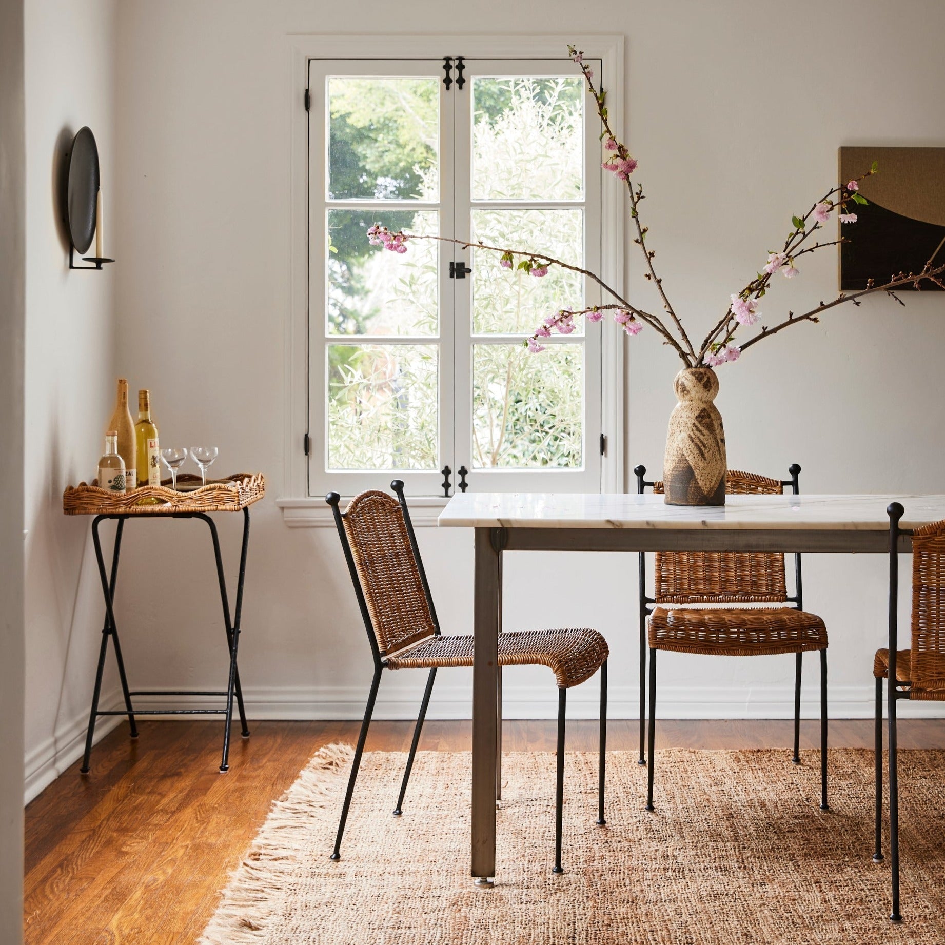 Light House Co. Wicker Dining Chair - Thumbnail 4