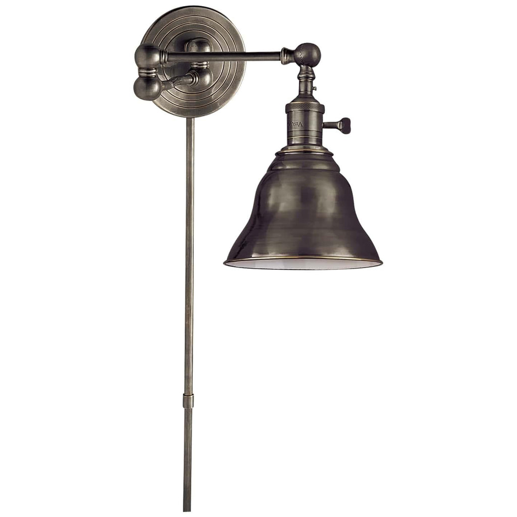 Boston Bell Swing Arm Sconce - Light House Co.