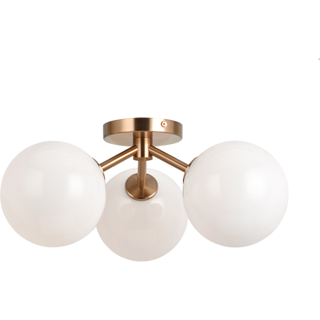 Novo 3-Light Flush Mount | Flush Mounts | Matteo - Light House Co.