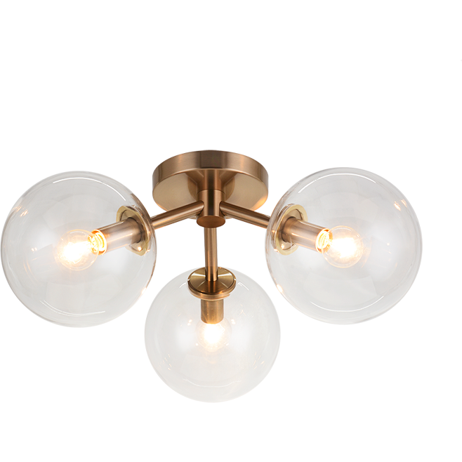 Novo 3-Light Flush Mount | Flush Mounts | Matteo - Light House Co.