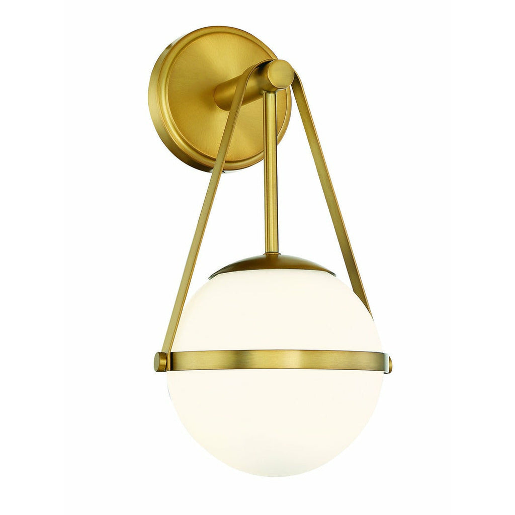 Polson 1-Light Wall Sconce in Warm Brass