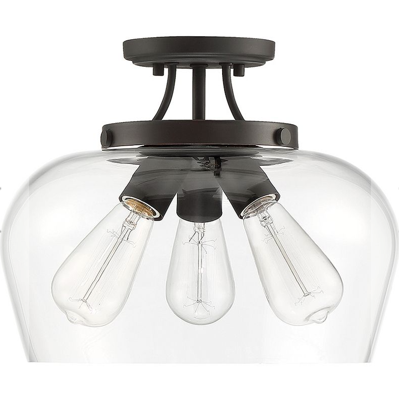 Octave Large Semi Flush Mount | Flush Mounts | Savoy House - Light House Co.