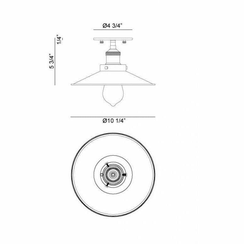 Bulstrode's Workshop Flush Mount | Flush Mounts | Matteo - Light House Co.