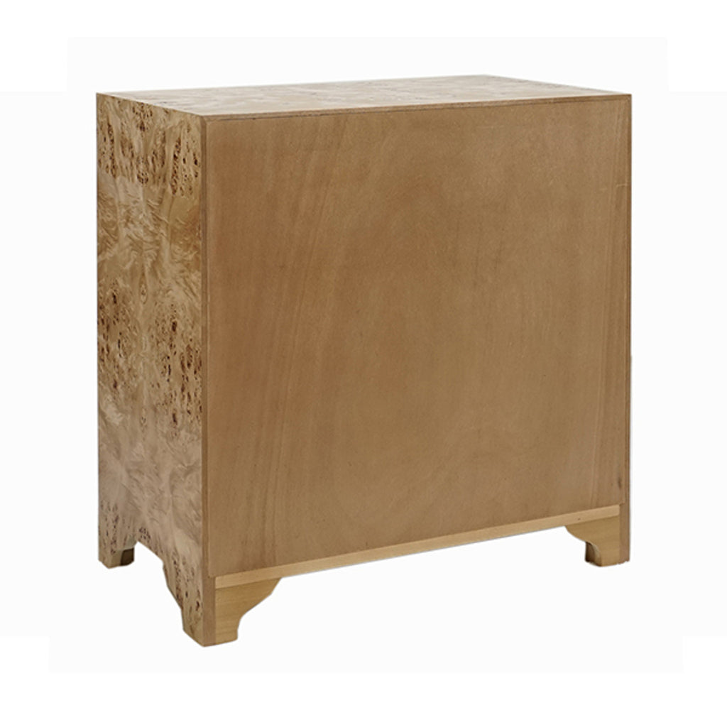 Suret Side Table - Burl Wood