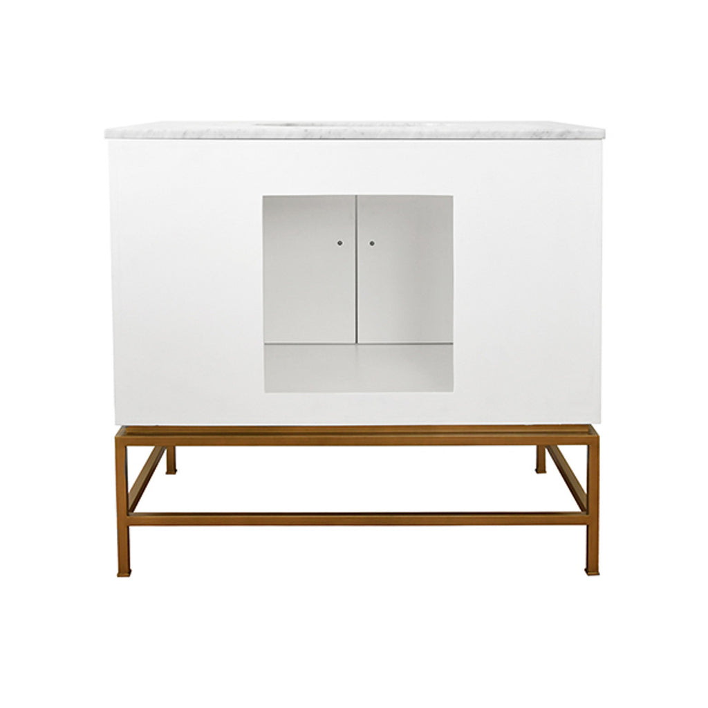 Aspro Bath Vanity - Matte White Lacquer