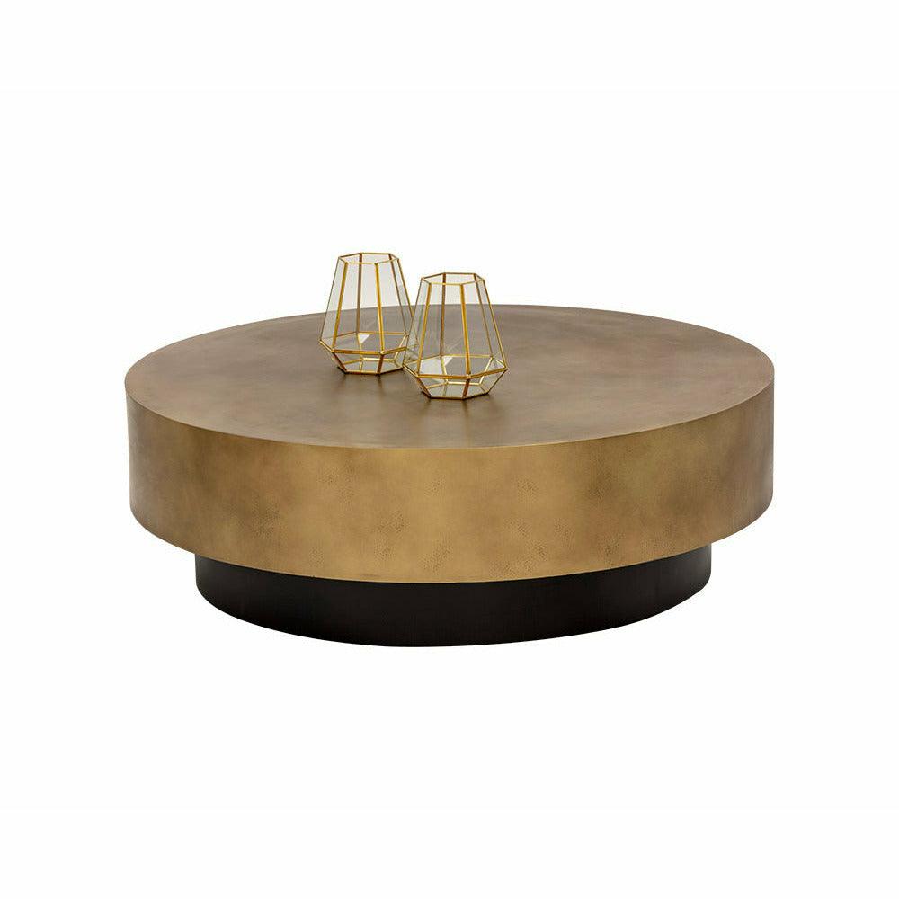 Bernaby Coffee Table - Antique Brass - Light House Co.