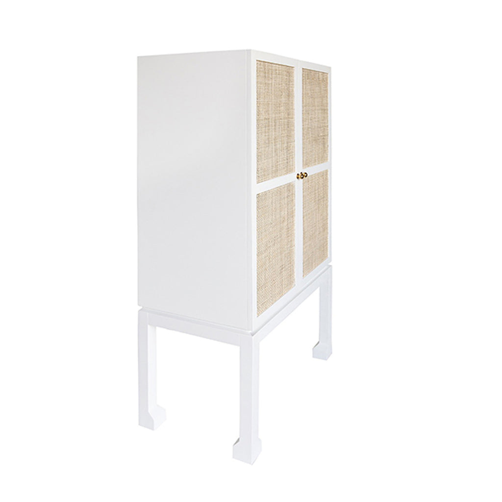 Xander Cabinet - Matte White Lacquer